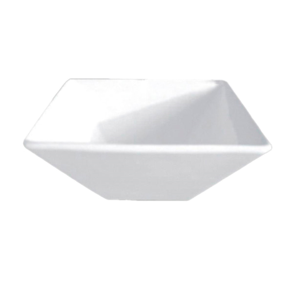 Garcia De Pou BOLES CUADRADOS 17 5 CM BLANCO PORCELANA (12 UNID.)