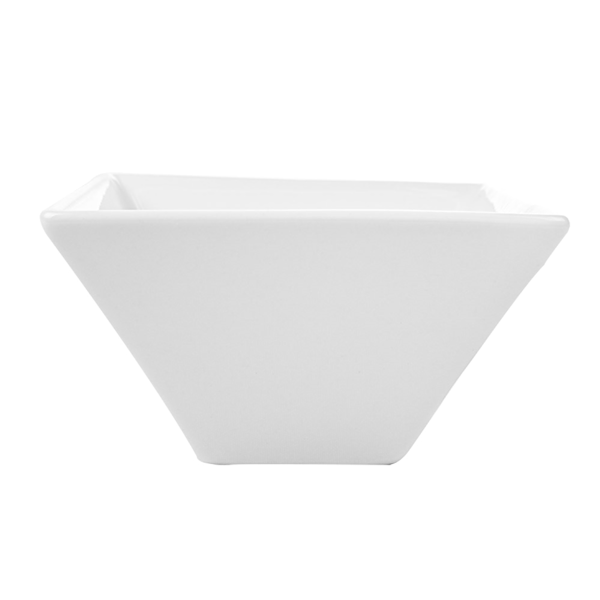 Garcia De Pou BOLES CUADRADOS 300 ML 12 2x6 CM BLANCO PORCELANA (6 UNID.)