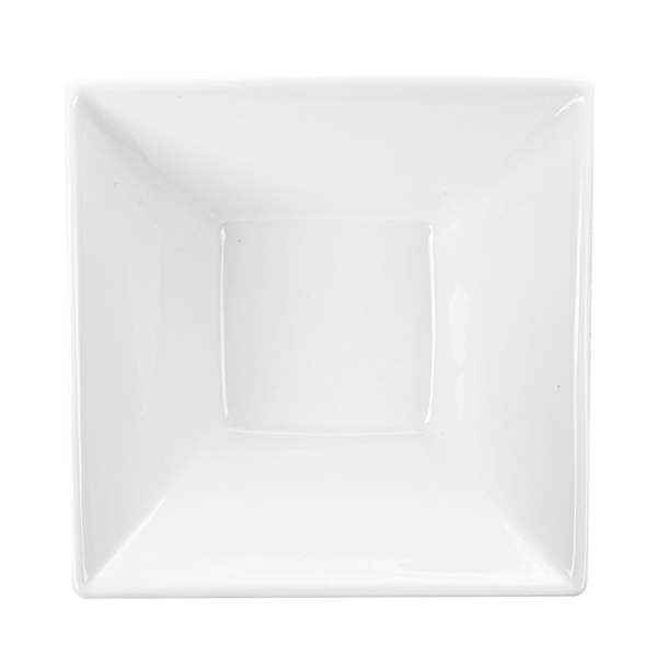 Garcia De Pou BOLES CUADRADOS 500 ML 14 9x5 5 CM BLANCO PORCELANA (6 UNID.)