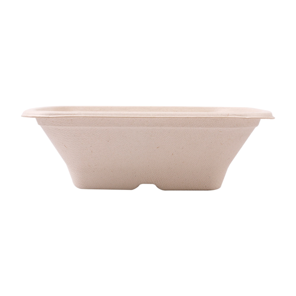 Garcia De Pou BOLES CUADRADOS 'BIONIC' 700 ML 18x18x6 CM NATURAL BAGAZO (400 UNID.)