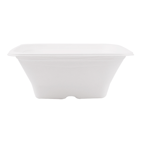 Garcia De Pou BOLES CUADRADOS 'BIONIC' 950 ML 18x18x7 CM BLANCO BAGAZO (400 UNID.)