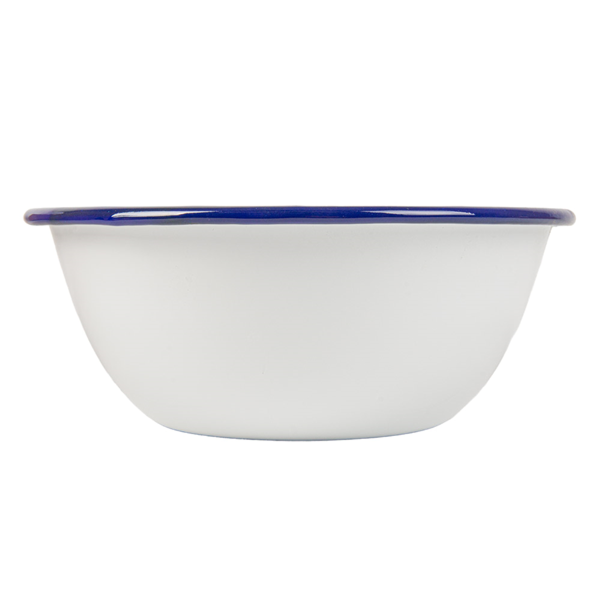 Garcia De Pou BOLES 'ENAMELWARE' 1000 ML Ø 18 5x7 5 CM BLANCO ACERO ESMALTADO (6 UNID.)