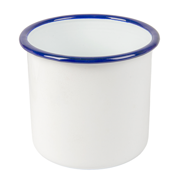Garcia de pou BOLES 'ENAMELWARE' 1200 ML Ø 12x12 CM BLANCO ACERO ESMALTADO (6 UNID.)