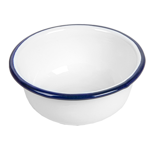 Garcia de pou BOLES 'ENAMELWARE' 300 ML Ø 11 5x5 CM BLANCO ACERO ESMALTADO (6 UNID.)