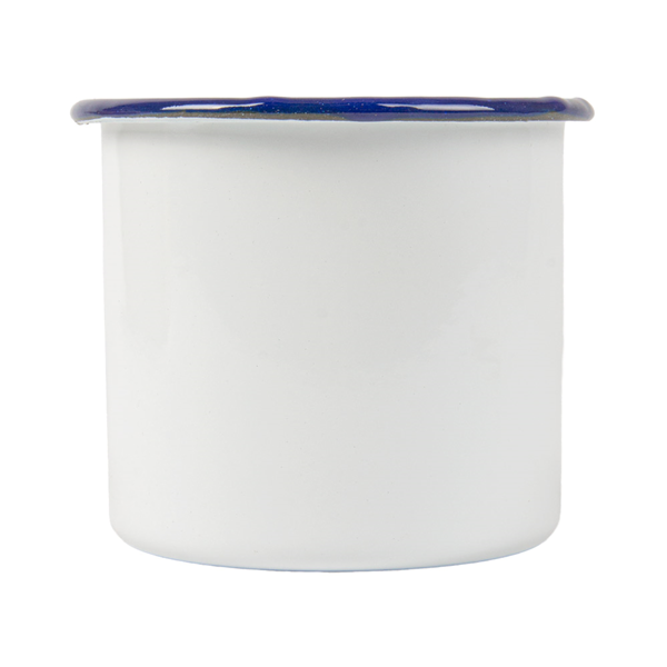 Garcia De Pou BOLES 'ENAMELWARE' 350 ML Ø 8x8 CM BLANCO ACERO ESMALTADO (6 UNID.)