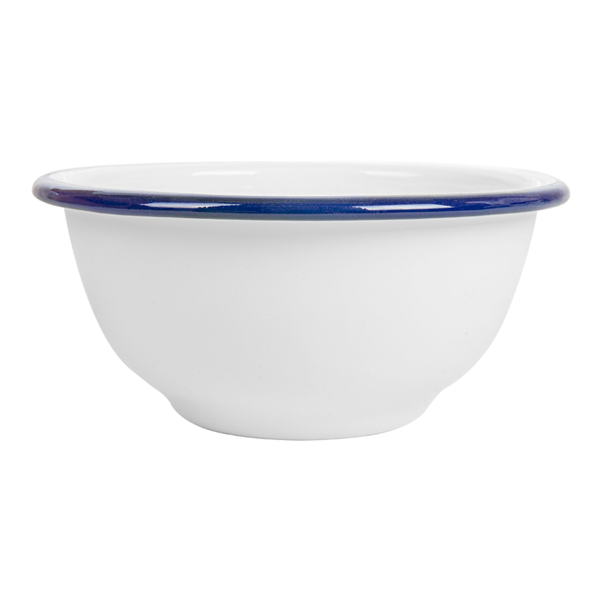 Garcia De Pou BOLES 'ENAMELWARE' 470 ML Ø 14x7 CM BLANCO ACERO ESMALTADO (6 UNID.)