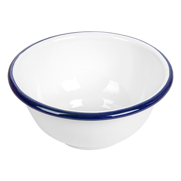 Garcia de pou BOLES 'ENAMELWARE' 470 ML Ø 14x7 CM BLANCO ACERO ESMALTADO (6 UNID.)