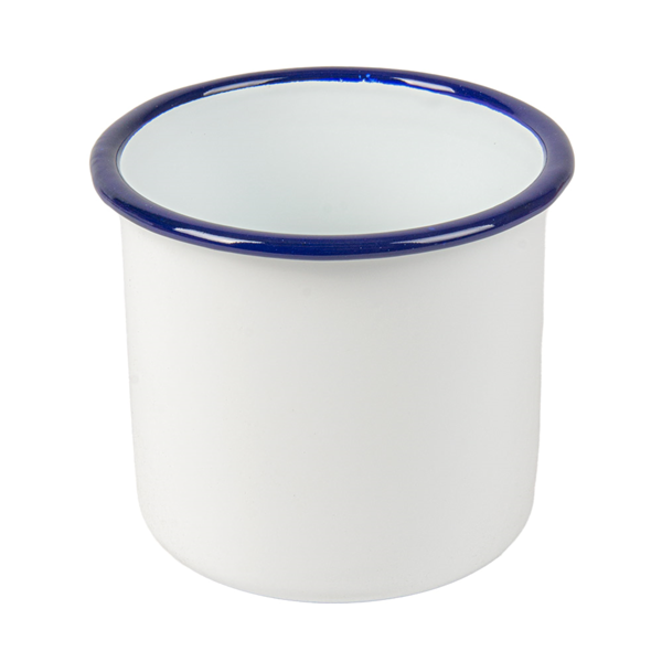 Garcia de pou BOLES 'ENAMELWARE' 700 ML Ø 10x10 CM BLANCO HIERRO ESMALTADO (6 UNID.)