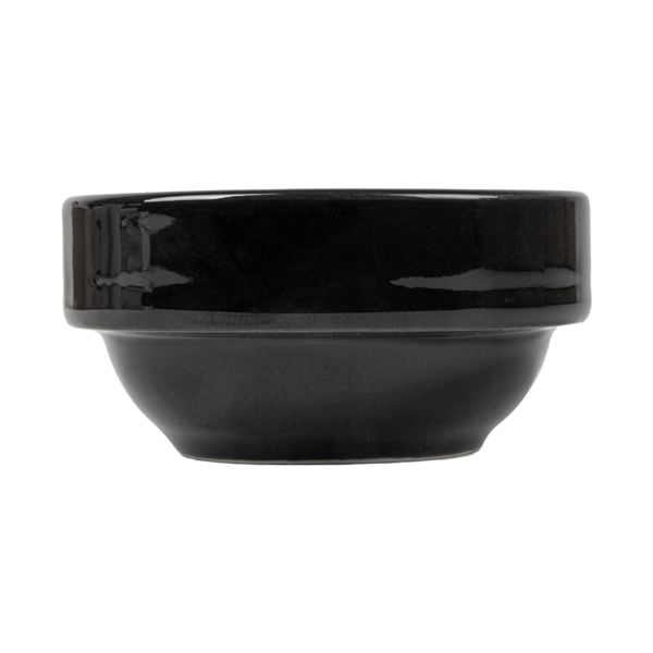 Garcia De Pou BOLES ENSALADA 70 ML Ø 6 4x2 8 CM NEGRO PORCELANA (12 UNID.)