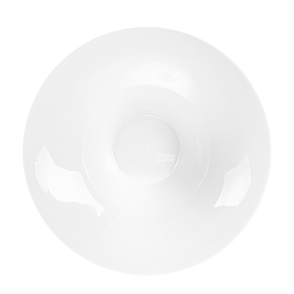 Garcia De Pou BOLES ESTRIADOS 1250 ML Ø 25 5x8 9 CM BLANCO PORCELANA (2 UNID.)