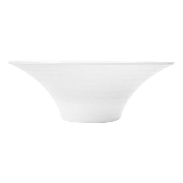 Garcia De Pou BOLES ESTRIADOS 1250 ML Ø 25 5x8 9 CM BLANCO PORCELANA (2 UNID.)