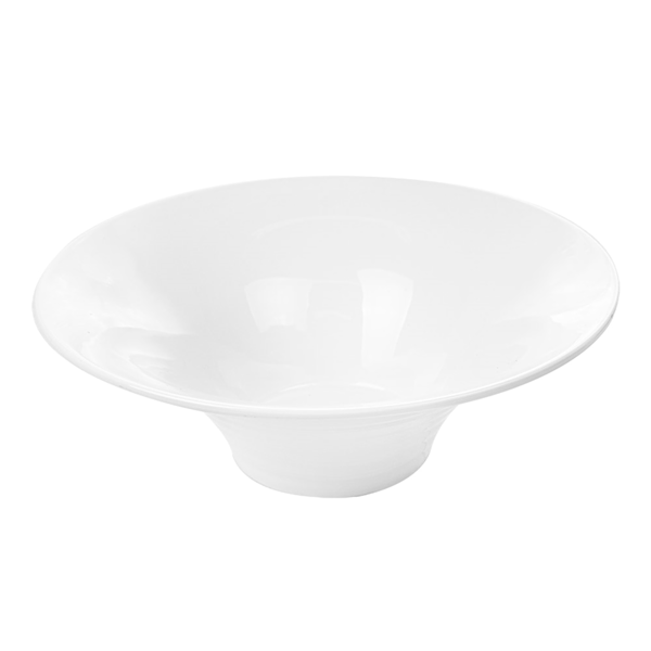 Garcia de pou BOLES ESTRIADOS 1250 ML Ø 25 5x8 9 CM BLANCO PORCELANA (2 UNID.)