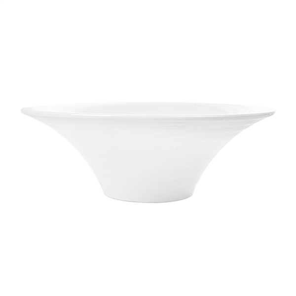 Garcia De Pou BOLES ESTRIADOS 500 ML Ø 20 4x7 3 CM BLANCO PORCELANA (4 UNID.)