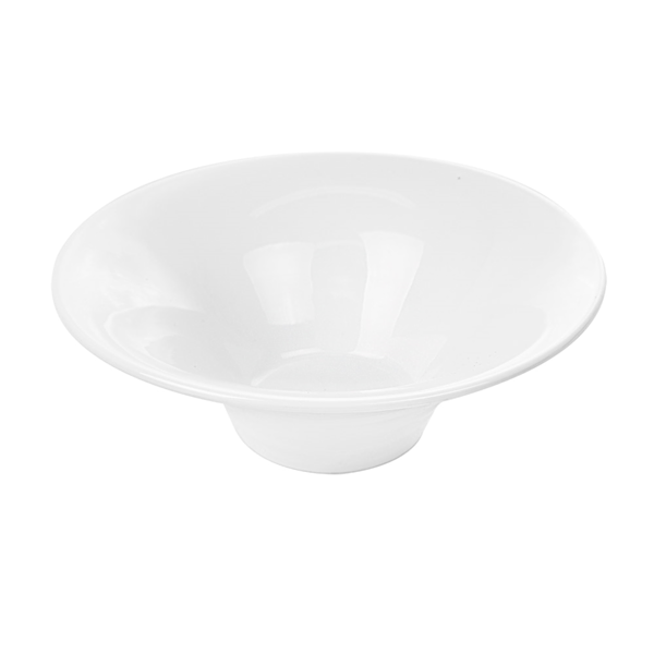 Garcia de pou BOLES ESTRIADOS 500 ML Ø 20 4x7 3 CM BLANCO PORCELANA (4 UNID.)