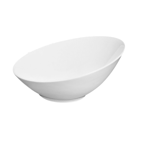 Garcia de pou BOLES IRREGULARES 1100 ML Ø 25 5x11 5 CM BLANCO PORCELANA (2 UNID.)