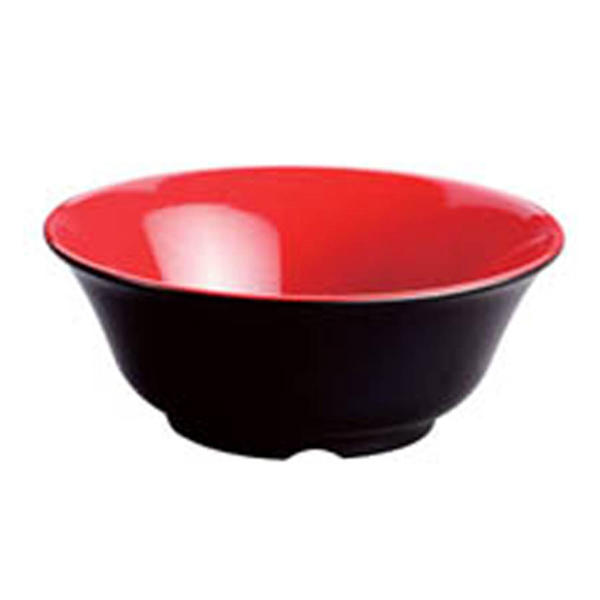 Garcia de pou BOLES NEGRO/ROJO 'ASAMI WARE' 2600 ML Ø 25 4x10 CM MELAMINA (24 UNID.)