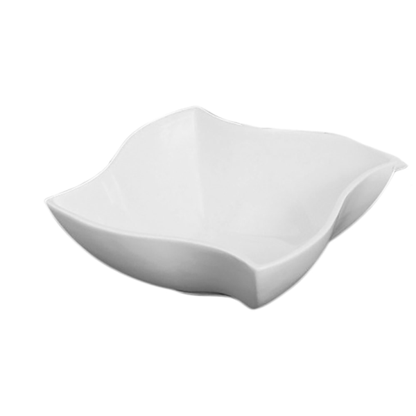 Garcia de pou BOLES ONDULADOS 700 ML 17 7x6 7 CM BLANCO PORCELANA (6 UNID.)