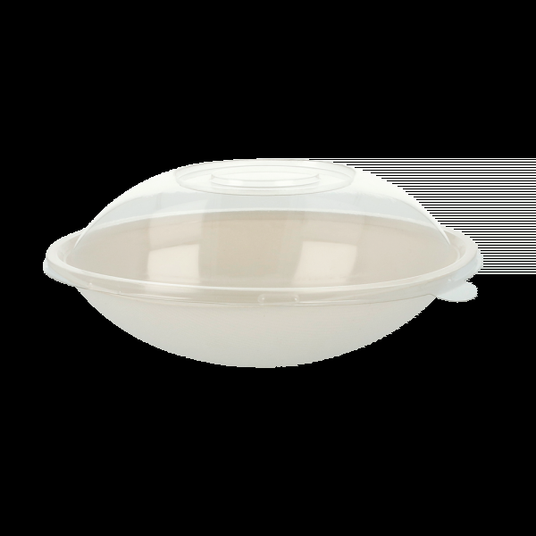 Garcia de pou BOLES OVALES + TAPAS 'BIONIC' 22x13 5x5 5+4 5 CM BLANCO BAGAZO (100 UNID.)