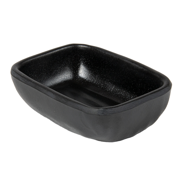 Garcia de pou BOLES PARA SALSAS 'ASAMI WARE' 90 ML 9 9x6 9x3 2 CM NEGRO MELAMINA (6 UNID.)