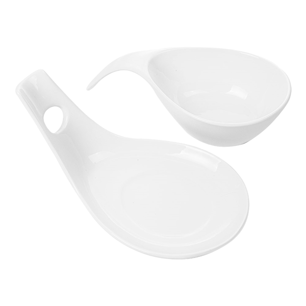 Garcia De Pou BOLES SOPA CON SALSERA 25 5x13x6 5 CM BLANCO PORCELANA (4 UNID.)