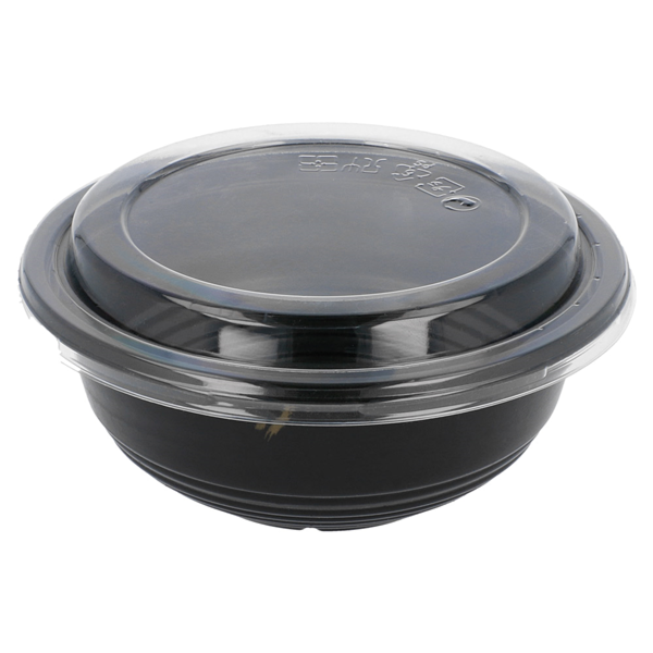 Garcia De Pou BOLES + TAPAS 450 ML Ø 15x6 CM NEGRO PP (600 UNID.)