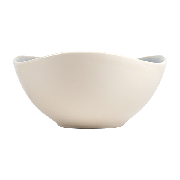 Garcia De Pou BOLES TRIANGULARES 'FALL' 'AKALA' 1480 ML 21 7x21 5x10 CM PERLA PORCELANA (3 UNID.)