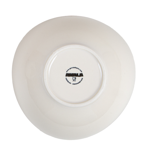 Garcia De Pou BOLES TRIANGULARES 'FALL' 'AKALA' 1480 ML 21 7x21 5x10 CM PERLA PORCELANA (3 UNID.)