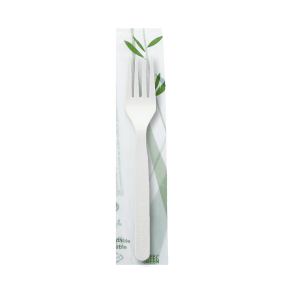 Garcia de pou BOLSA TENEDOR 18 CM BLANCO CPLA (500 UNID.)