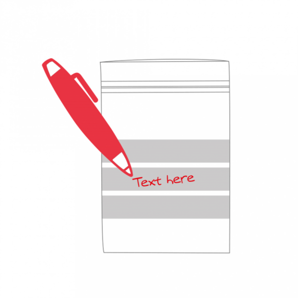 Garcia De Pou BOLSAS 3 FRANJAS AUTOCIERRE 92 G/M2 50µ 27x27 CM TRANSPARENTE LDPE (500 UNID.)