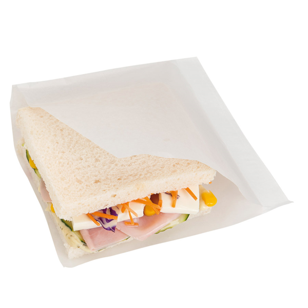 Garcia de pou BOLSAS ABIERTAS 2 LADOS 'OPEN PACK' 22 G/M2 + 8 LDPE 15x15 2 CM BLANCO KRAFT (100 UNID.)