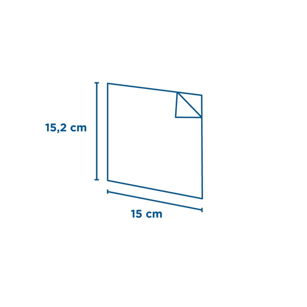 Garcia De Pou BOLSAS ABIERTAS 2 LADOS 'OPEN PACK' 35 G/M2 + 10 LDPE 15x15 2 CM NATURAL KRAFT (100 UNID.)