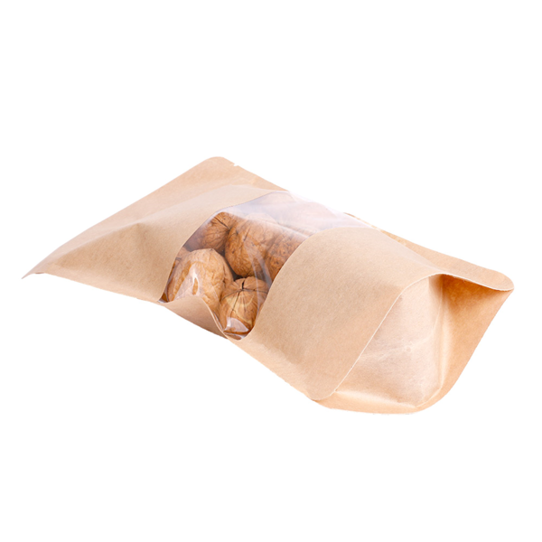 Garcia De Pou BOLSAS AUTOCIERRE 500 GR 45 + 12 PET + 30 CPP G/M2 16+4x27 CM NATURAL KRAFT (500 UNID.)