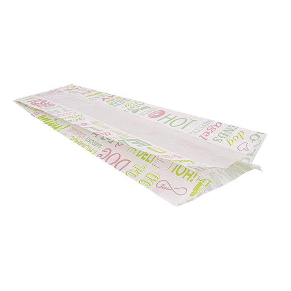 Garcia De Pou BOLSAS BAGUETTE CON VENTANA ECO 'PAROLE' 35 G/M2 9+6x35 CM BLANCO PERG. ANTIGRASAS (250 UNID.)