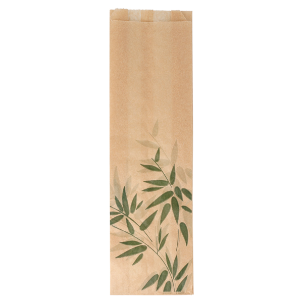 Garcia De Pou BOLSAS BAGUETTES 'FEEL GREEN' 32 G/M2 9+4x30 CM NATURAL PERG. ANTIGRASAS (500 UNID.)