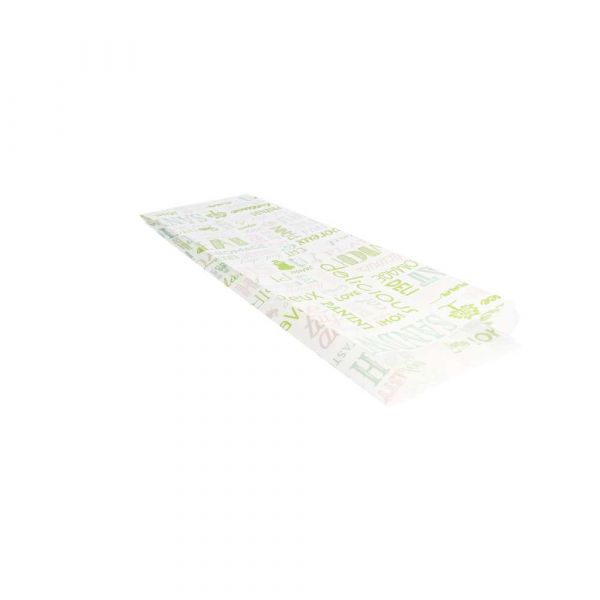 Garcia de pou BOLSAS BAGUETTES GARNI 'PAROLE' 35 G/M2 12+4x35 CM BLANCO PERG. ANTIGRASAS (500 UNID.)