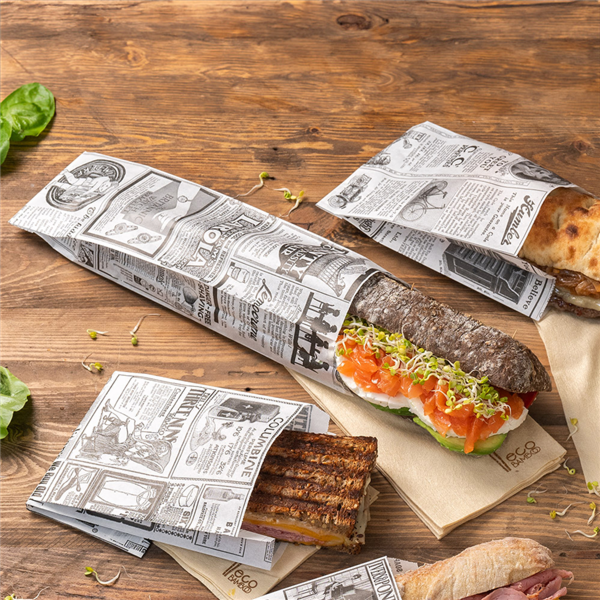 Garcia De Pou BOLSAS BAGUETTES GARNI 'TIMES' 35 G/M2 12+4x35 CM BLANCO PERG. ANTIGRASAS (500 UNID.)