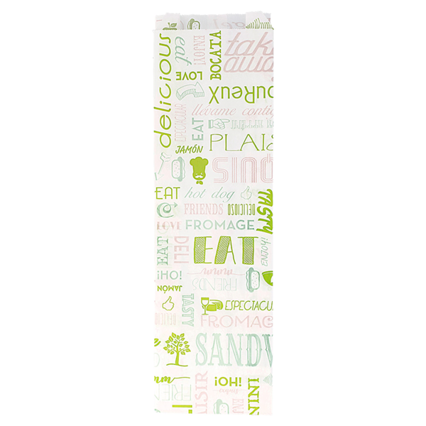 Garcia de pou BOLSAS BAGUETTES PFAS FREE 'PAROLE' 35 G/M2 9+4x30 CM BLANCO PERG. ANTIGRASAS (500 UNID.)