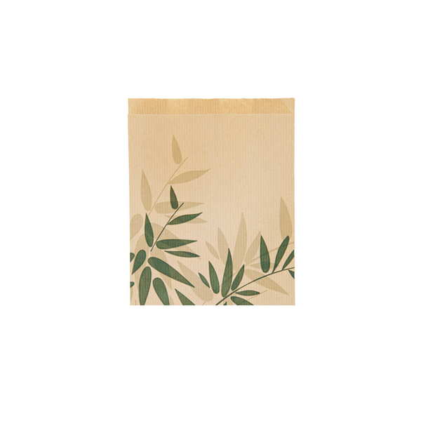 Garcia De Pou BOLSAS CROISSANTS 'FEEL GREEN' 32 G/M2 12+5x14 CM NATURAL KRAFT (500 UNID.)