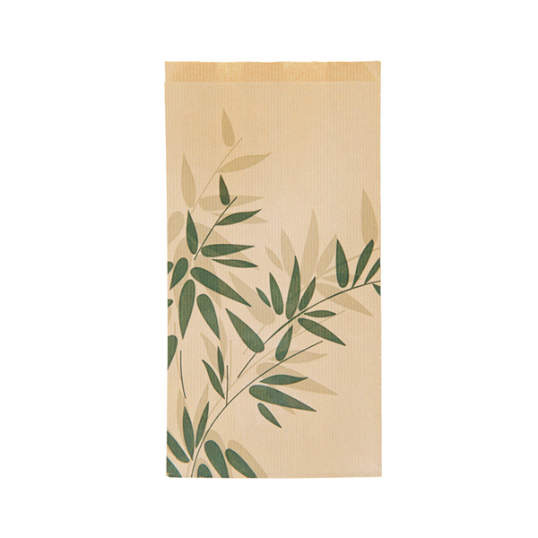 Garcia De Pou BOLSAS CROISSANTS 'FEEL GREEN' 32 G/M2 12+5x22 CM NATURAL KRAFT (500 UNID.)