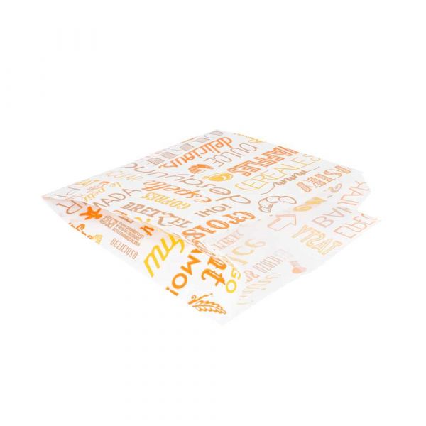 Garcia de pou BOLSAS CROISSANTS 'PAROLE' 32 G/M2 12+5x14 CM BLANCO CELULOSA (500 UNID.)