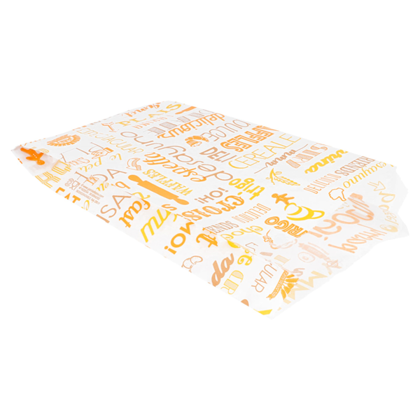 Garcia De Pou BOLSAS CROISSANTS 'PAROLE' 32 G/M2 12+5x22 CM BLANCO CELULOSA (500 UNID.)