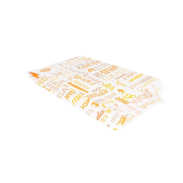 Garcia de pou BOLSAS CROISSANTS 'PAROLE' 32 G/M2 12+5x22 CM BLANCO CELULOSA (500 UNID.)