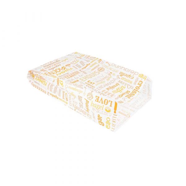 Garcia de pou BOLSAS CROISSANTS 'PAROLE' 32 G/M2 19+8x35 CM BLANCO CELULOSA (250 UNID.)