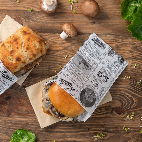 Garcia De Pou BOLSAS HAMBURGUESAS 'TIMES' 35 G/M2 12+7x18 CM BLANCO PERG. ANTIGRASAS (500 UNID.)