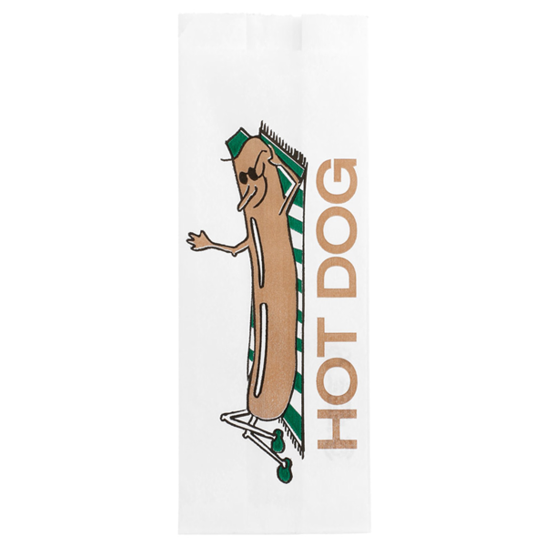 Garcia De Pou BOLSAS "HOT DOG" 35 G/M2 7+5x18 CM BLANCO PERG. ANTIGRASAS (500 UNID.)
