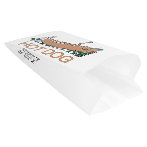 Garcia De Pou BOLSAS "HOT DOG" 35 G/M2 7+5x18 CM BLANCO PERG. ANTIGRASAS (500 UNID.)