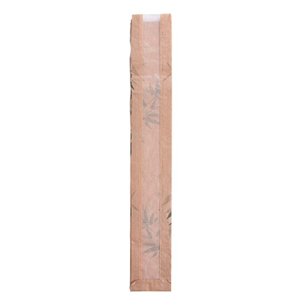 Garcia de pou BOLSAS PAN CON VENTANA ECO 'FEEL GREEN' 32 G/M2 9+4x60 CM NATURAL KRAFT (250 UNID.)