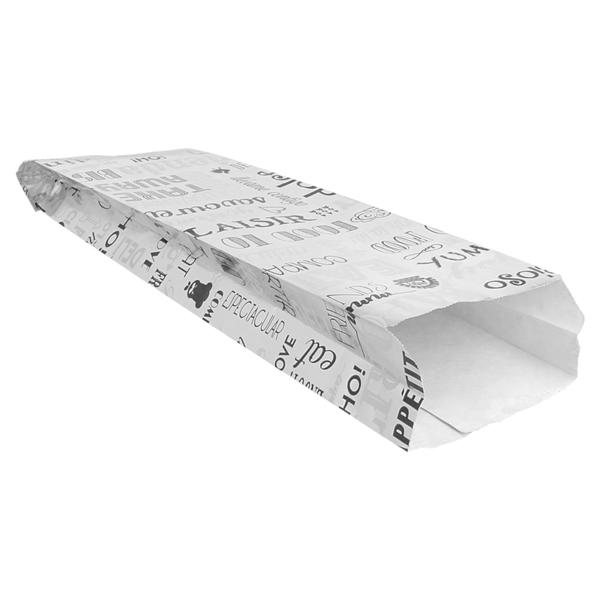 Garcia De Pou BOLSAS PARA BAGUETTE 'PAROLE' 35+20 G/M2 9+4x30 CM PLATEADO PERGAMINO + ALUMINIO (500 UNID.)