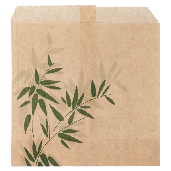Garcia De Pou BOLSAS PARA FRITOS 'FEEL GREEN' 32 G/M2 12x12 CM NATURAL PERG. ANTIGRASAS (1000 UNID.)