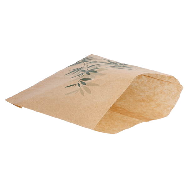 Garcia De Pou BOLSAS PARA FRITOS 'FEEL GREEN' 32 G/M2 12x12 CM NATURAL PERG. ANTIGRASAS (1000 UNID.)